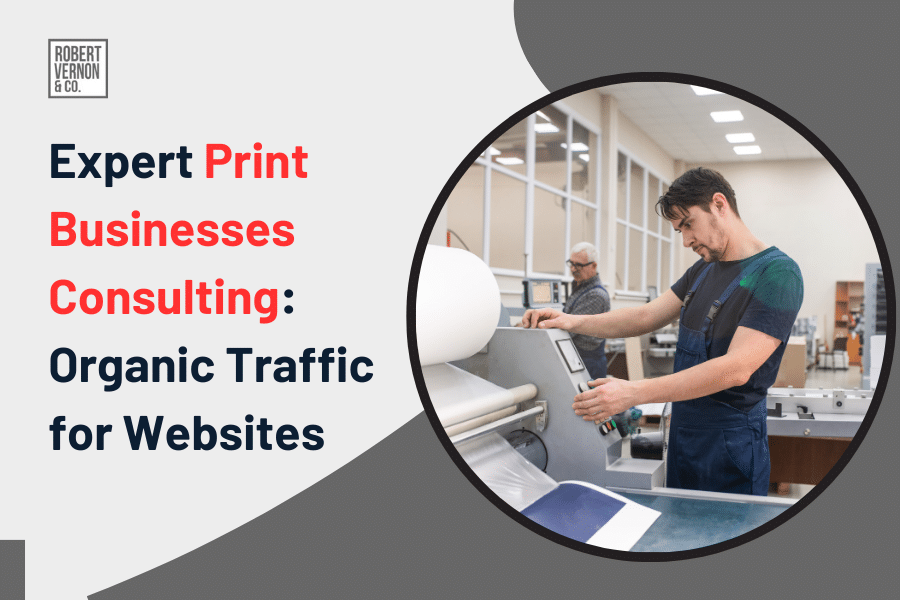 Expert Print Businesses Consulting: Organic Traffic for Websites